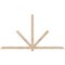 Ekena Millwork Kennewick Smooth Timber Gable Bracket, Douglas Fir, 96"W x 52"H x 1 1/2"D x 3 1/2"F, 13/12 Pitch GBW096X52X0204KEN00SDF - alternate 1